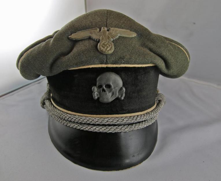 Casquette d'officier de la Waffen-SS type 