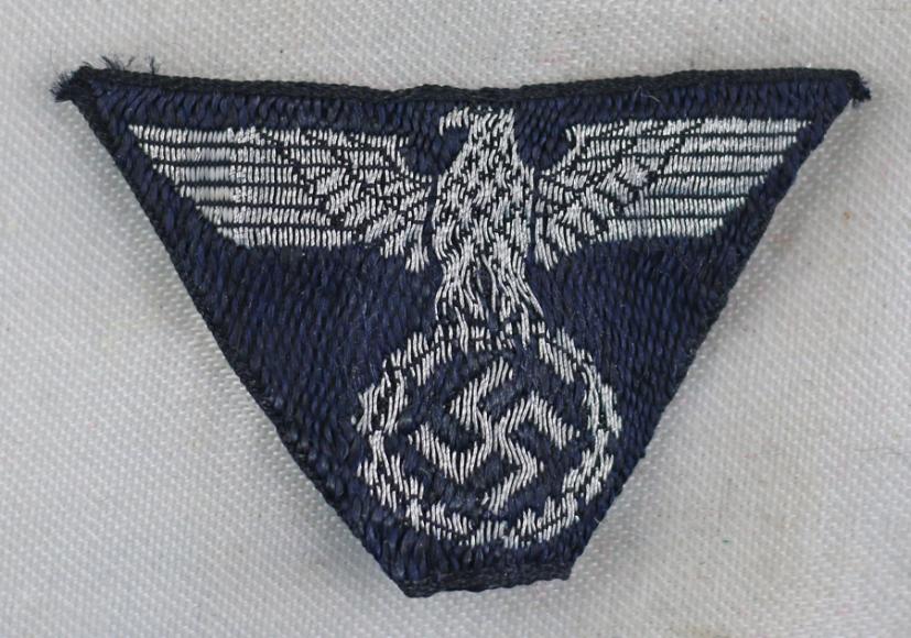 Insigne en tissu pour béret de personnel féminin de la Reichspost