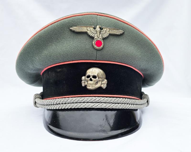 Casquette d'officier de Panzer SS