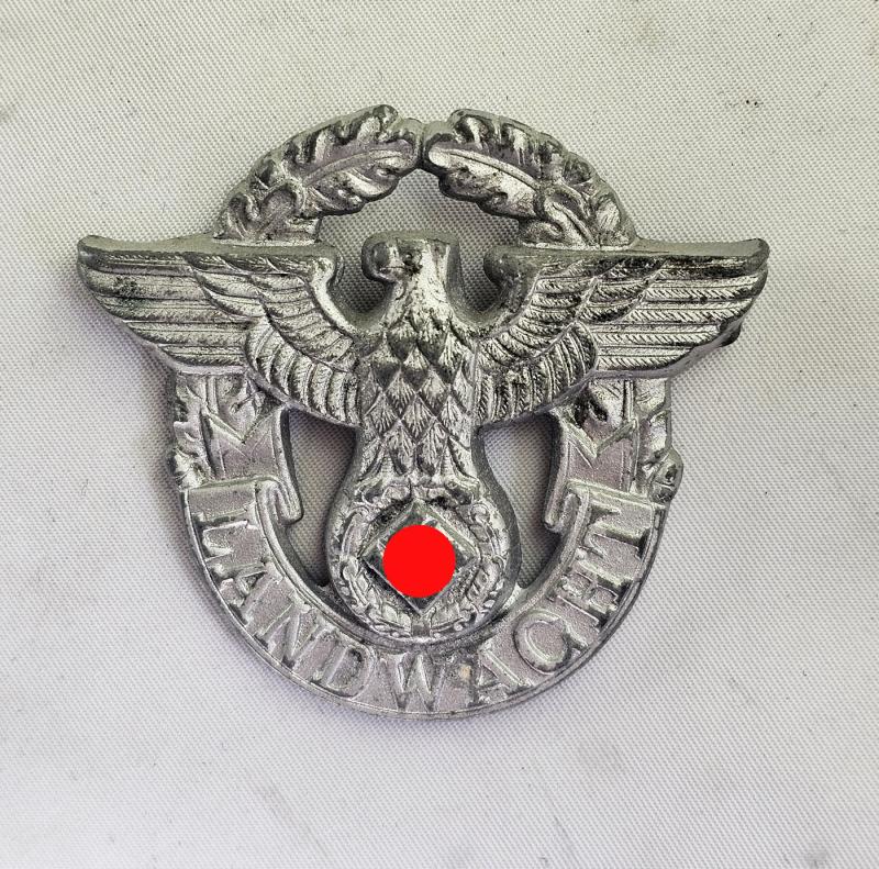 Insigne de casquette de Service de Police “Landwacht”